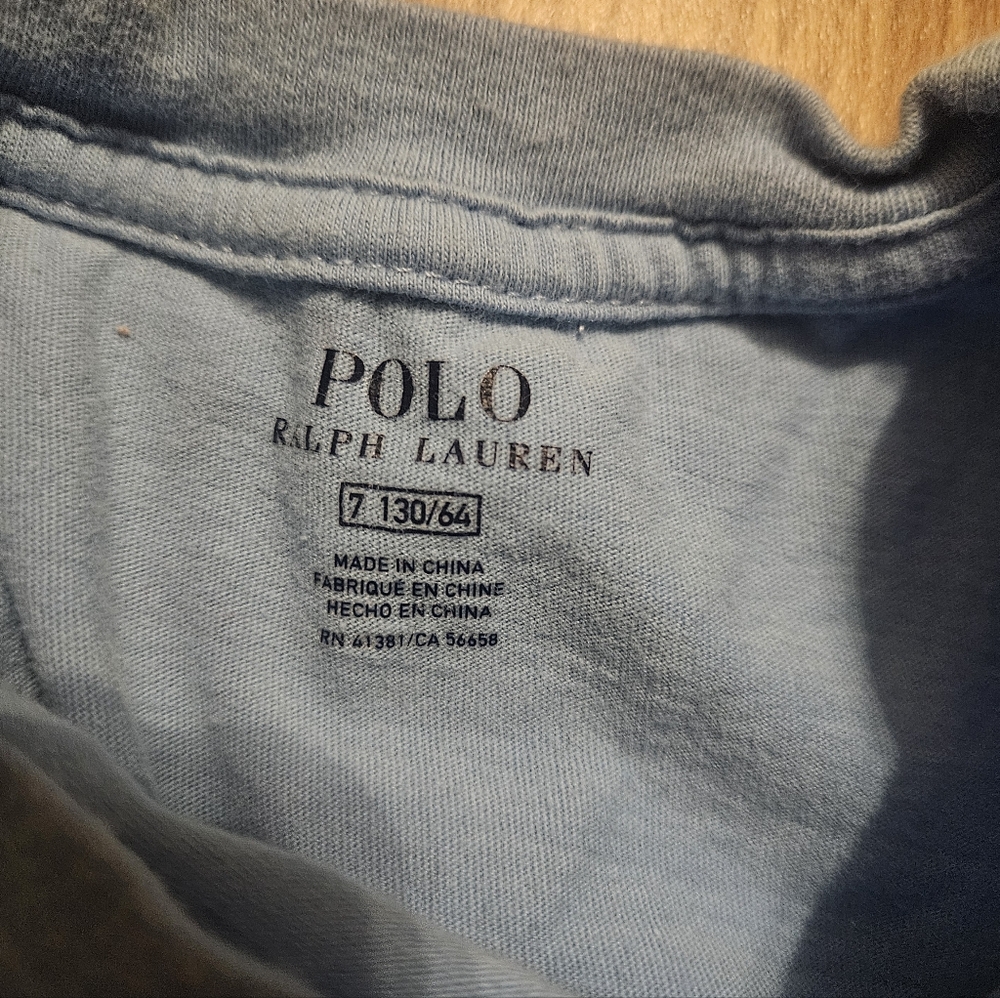 Polo by Ralph Lauren Sky Blue Tee - Picture 4 of 4